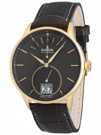 Edox Les Vauberts Day Retrograde Big Date 34005 37JG GID watch image