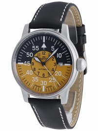 Fortis Flieger Cockpit Automatic Yellow Date 595.11.14 L.01 watch image