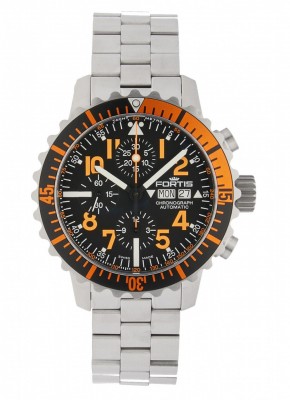 Fortis Aquatis Marinemaster Automatic Chronograph Orange 671.19.49 M watch picture