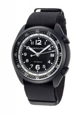 Hamilton Khaki Aviation Pilot Pioneer Aluminium Date Automatic H80485835 watch picture