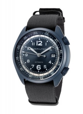 Hamilton Khaki Aviation Pilot Pioneer Aluminium Date Automatic H80495845 watch picture